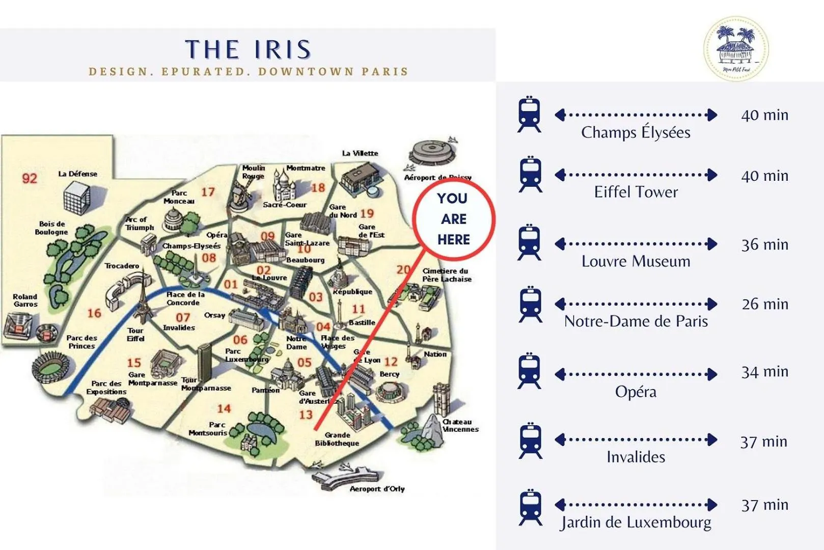 The Iris - Cosy Spacious House & Terrace Paris 0*,  Frankreich